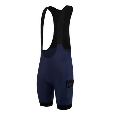 Coconut Ropamo Men's Cycling Bib Shorts Biking Cycling Shorts with Pockets Bike Riding Shorts 4D Padded Anti-Slip Cuff (M, Blue)