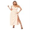 DINORMIN Women's Ruffle Sleeveless One Shoulder Bodycon Dresses Party Evening Long Formal Dress Champagne Small view 1