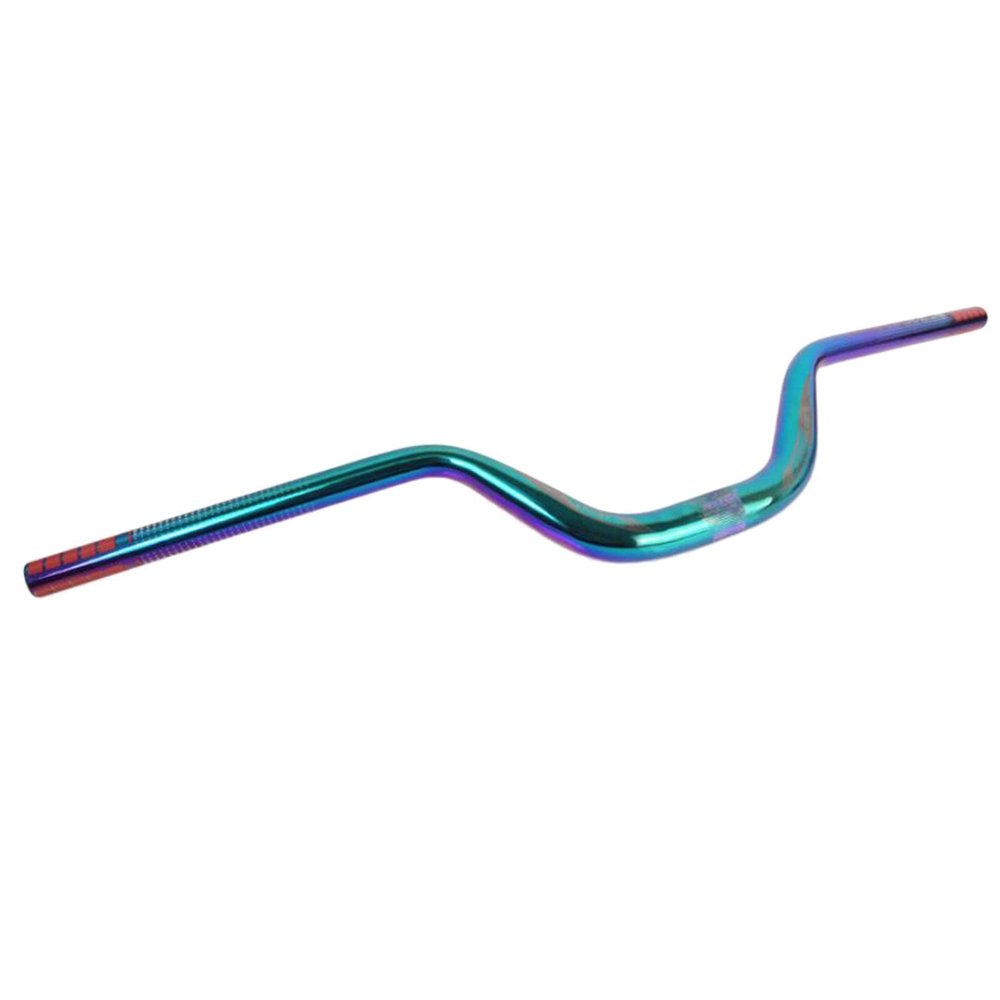Sleek and Sturdy Mountain Bike Handlebar - 38mm Riser Bar for BMX, Vibrant Red Color