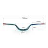 Sleek and Sturdy Mountain Bike Handlebar - 38mm Riser Bar for BMX, Vibrant Red Color view 4