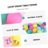 SUPVOX 100pcs Colorful for Raffle Games Seamless to Party Props Easy to Use Lightweight Design for Party Activities and Events view 2