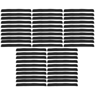 Xcello 50pcs Fishing Rods Belt Stretchy Straps Fishing Tackle Ties Cable Bait Casting Rod Holders Durable Nylon (Black)