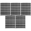 Xcello 50pcs Fishing Rods Belt Stretchy Straps Fishing Tackle Ties Cable Bait Casting Rod Holders Durable Nylon (Black) view 1