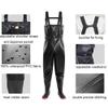 Aikelai Chest Waders for Men Waterproof Fishing Waders with Long Rubber Gloves, Insulated Duck Hunting Waders-Black (M12), Balck view 2