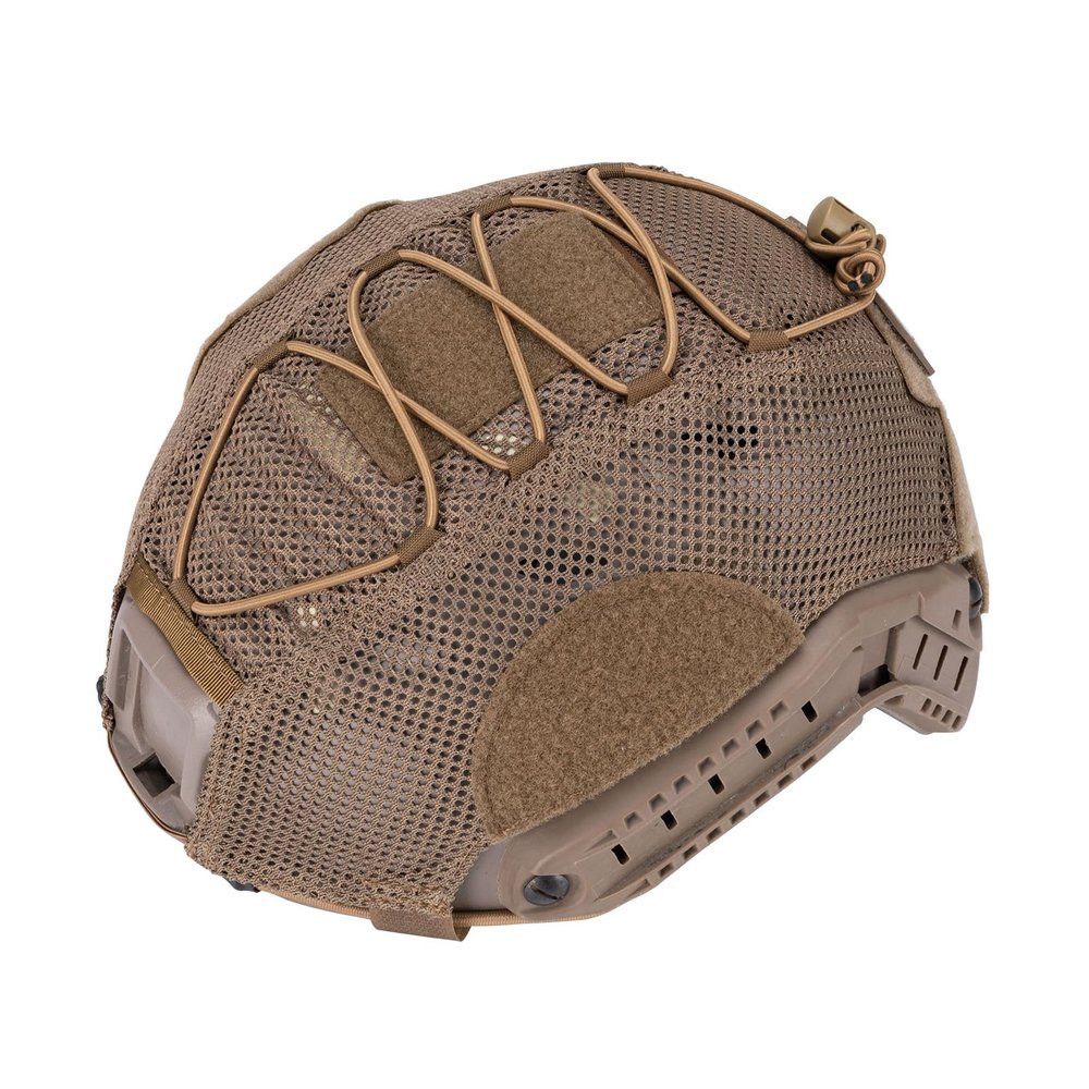 EXCELLENT ELITE SPANKER Tactical Helmet Cover - Fast Helmet Cloth in Size M/L for Airsoft - Coyote Brown