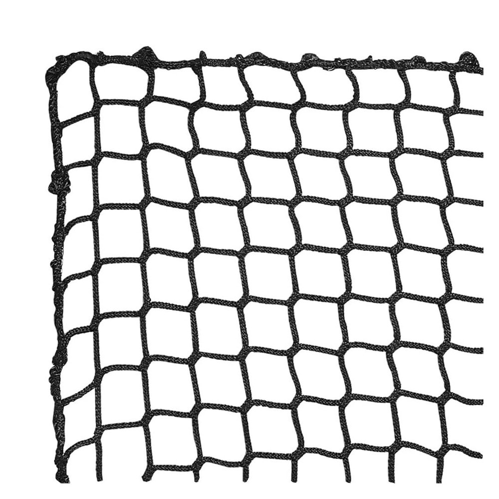 BoqQu Garden Net Knotless Soccer Backstop Net, Sports Practice Barrier Net, Golf Ball Hitting Netting, Balcony Protection Safe Net (Color : 1Mx3M, Size : Black 10cm Cell)