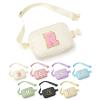 YOOLIFE Initial Belt Bag for Women - Crossbody Bags for Women Fanny Pack Cross body Bag for Women White Letter Everywhere Belt Bag Monogrammed Crossbody Bag R, Small, Beige view 1