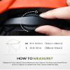 OutdoorMaster Helmets for Adults - Mountain & Road Bike Helmet with Rechargeable Safety Light, Detachable Goggles and Sun Visor - Easy to Adjust, Breathable, Lightweight - Matte Orange, Medium view 4