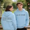 MARLLCO Dear Person Behind Me Hoodie for Women You Are Enough Hoodie Mental Health Sweatshirt Casual Long Sleeve Pullover Top (Light Blue2,Large) view 3