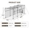 MR 40FT Batting Cage, Baseball Softball Hitting Cage Net and Frame, Heavy Duty Baseball Softball Training Equipment, Framed Batting Cage Complete Package for Hitting and Pitching Practice, Black view 2