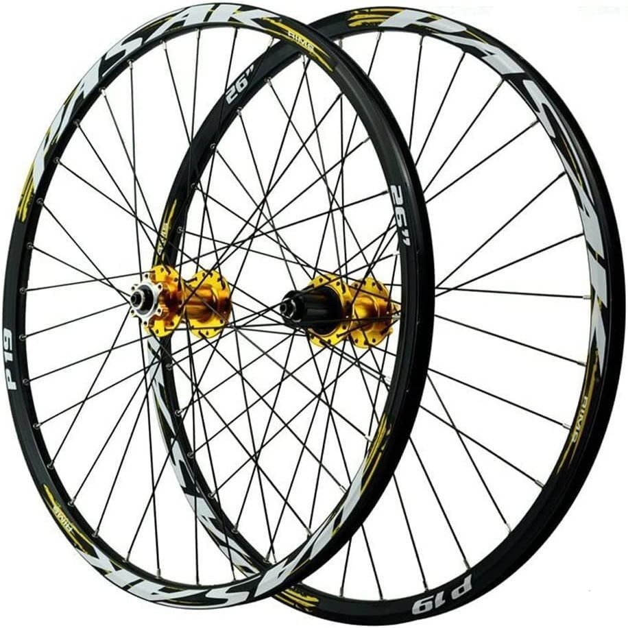 26 Inch 27.5, 29 Wheel Sets for Quick Disassembly, Disc Brakes for Easy Cleaning, Suitable for 7-11 Speed Box Wheels (Size : 26 inch)