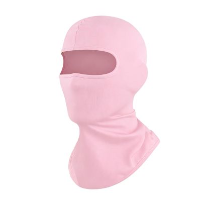 2THESTARS Balaclava Ski Mask Summer Cooling Face Cover Lightweight Shiesty Mask for Men Women UV Protector Unisex Motorcycle - Pink