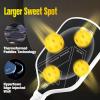 Amoswiz Carbon Fiber Pickleball Paddle, 16MM T800 Thermoformed Pickleball Paddles for Spin, Power & Control Pickleball Racket with Cover & Eraser, Gift for Professional & Intermediate view 3
