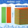 Hosuly 30 Pack Cooling Towels, 40"x12" Ice Breathable Chilly Sweat Rag Microfiber Workout Rags for Gym Towels for Neck and Face for Yoga Golf Sport Running(Light Green, Orange) view 2