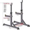Multi-Function Weight Lifting Home Gym Fitness Home Adjustable Barbell Rack Squat Rack Multifunction Sturdy Durable Bodybuilding Dip Stand Weight Lifting Bench Press for Arm Strength Tr view 2