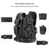 BOMTURN Tactical Vest Outdoor Ultra-Light Breathable Durable Mesh Airsoft Vest Adjustable Detachable Belt & Holster view 2