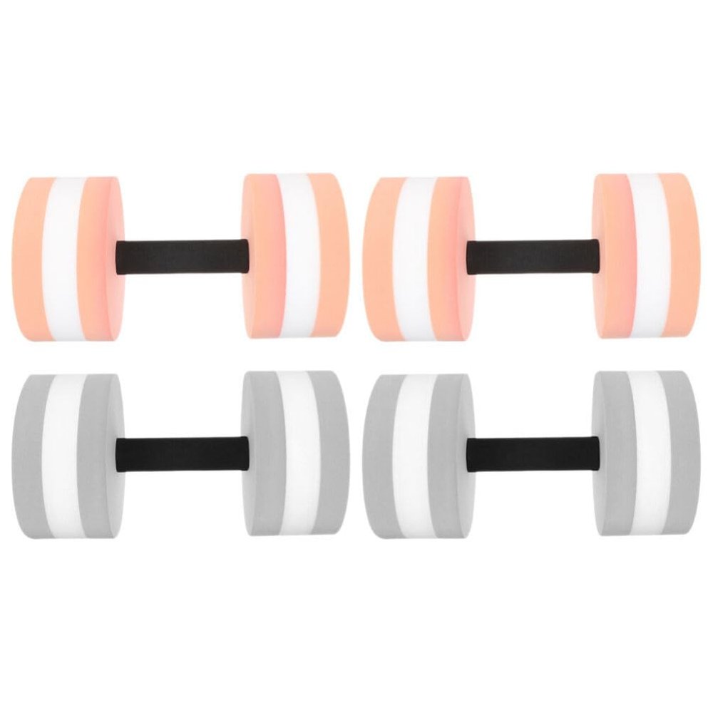 Baluue 4pcs Water Dumbbells for Aquatic Aerobics Lightweight Hand Weights for Pool Exercises Ergonomic Design for Lower Back and Core Strengthening for Water Workouts