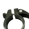 Aluminum Bicycle Seatpost Clamp, 38mm Diameter, Sleek Black Design view 2