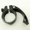 Aluminum Bicycle Seatpost Clamp, 38mm Diameter, Sleek Black Design view 3