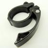 Aluminum Bicycle Seatpost Clamp, 38mm Diameter, Sleek Black Design view 4