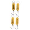 Yardwe 4pcs Portable Hook Scale Handheld Spring Weight Scale for Luggage and Fishing Dual Measurement Weighing Hook view 1