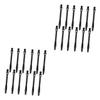 BESPORTBLE 24pcs Professional Aluminium Alloy Dart Shafts Lightweight Durable Stems for Flight Stability Dart Accessories for All Skill Levels view 1