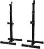 Abdominal muscle equipment dumbbell bench Barbells Squat Rack Stand,Height Adjustable Home/Gym Dumbbell Rack,Heavy Duty Sturdy Steel Fitness Squat Stands Barbell Rack Weightlifting Stan view 2