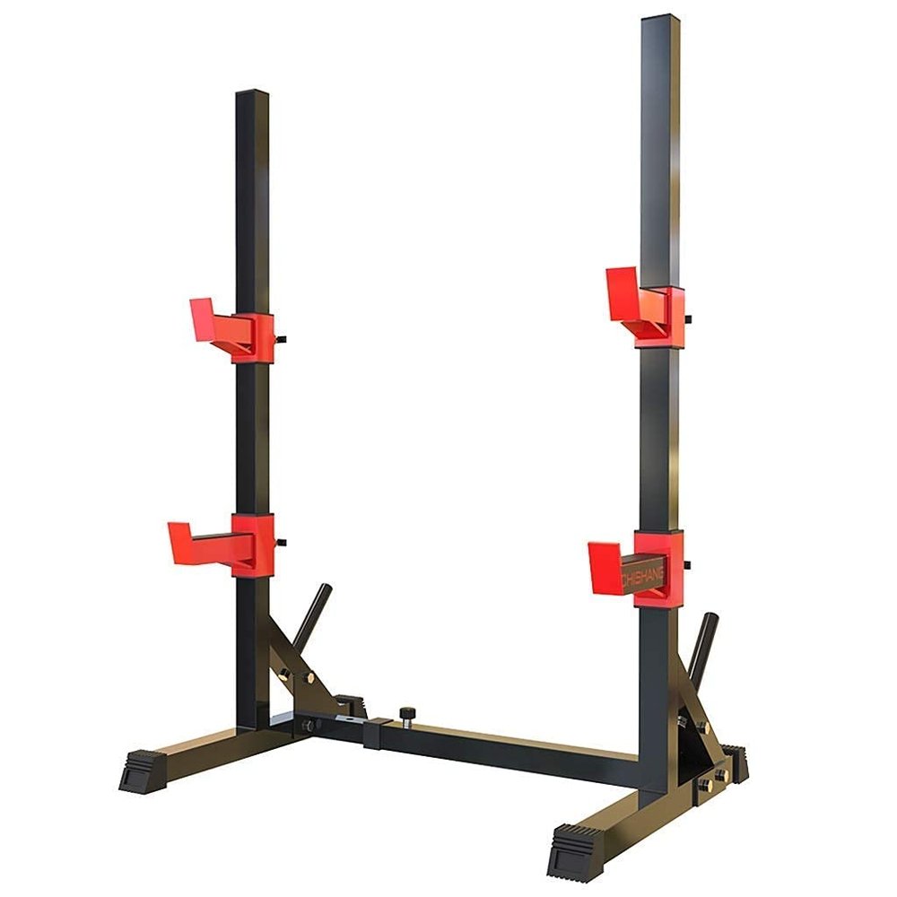 Barbell Rack Dip Stand Barbell Stand Weight Lifting Rack Gym Free-Weight Racks Pull Up Bar Squat Rack Bench Multifunctional Press Adjustable Bracket Indoor Home Gym Strength Training St