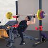 Barbell Rack Dip Stand Barbell Stand Weight Lifting Rack Gym Free-Weight Racks Pull Up Bar Squat Rack Bench Multifunctional Press Adjustable Bracket Indoor Home Gym Strength Training St view 3