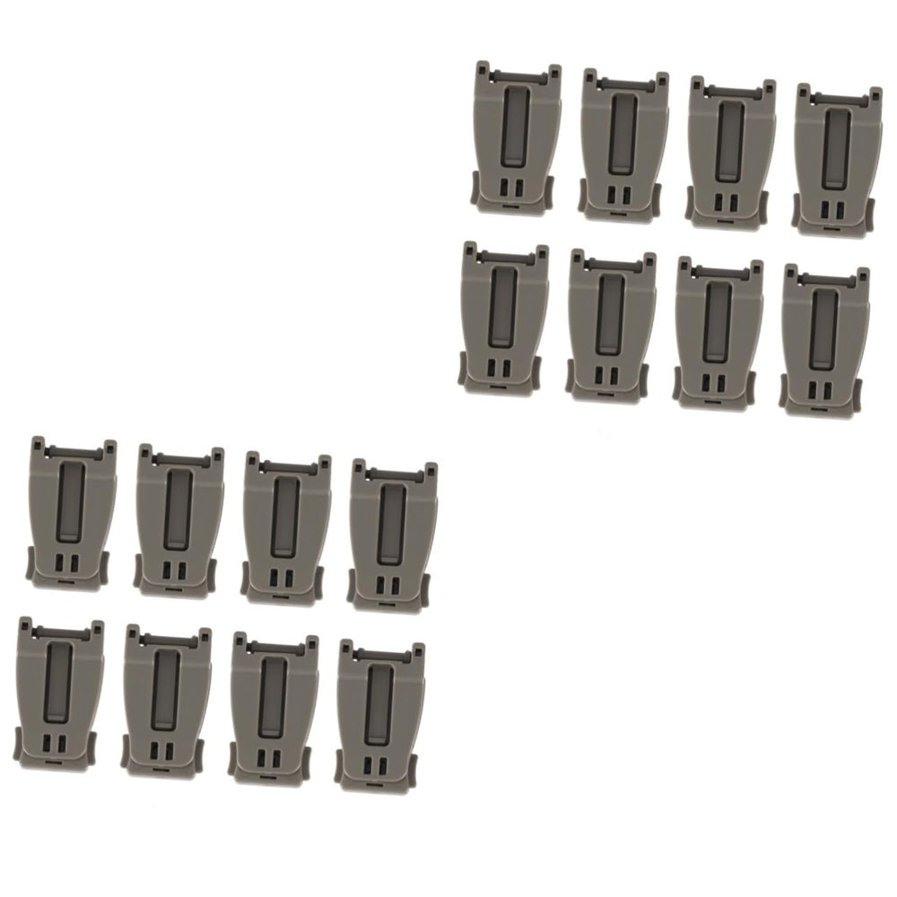 BESPORTBLE 20pcs Web Buckles for Tactical Backpack Luggage Straps Belt Organizer Buckle Clips