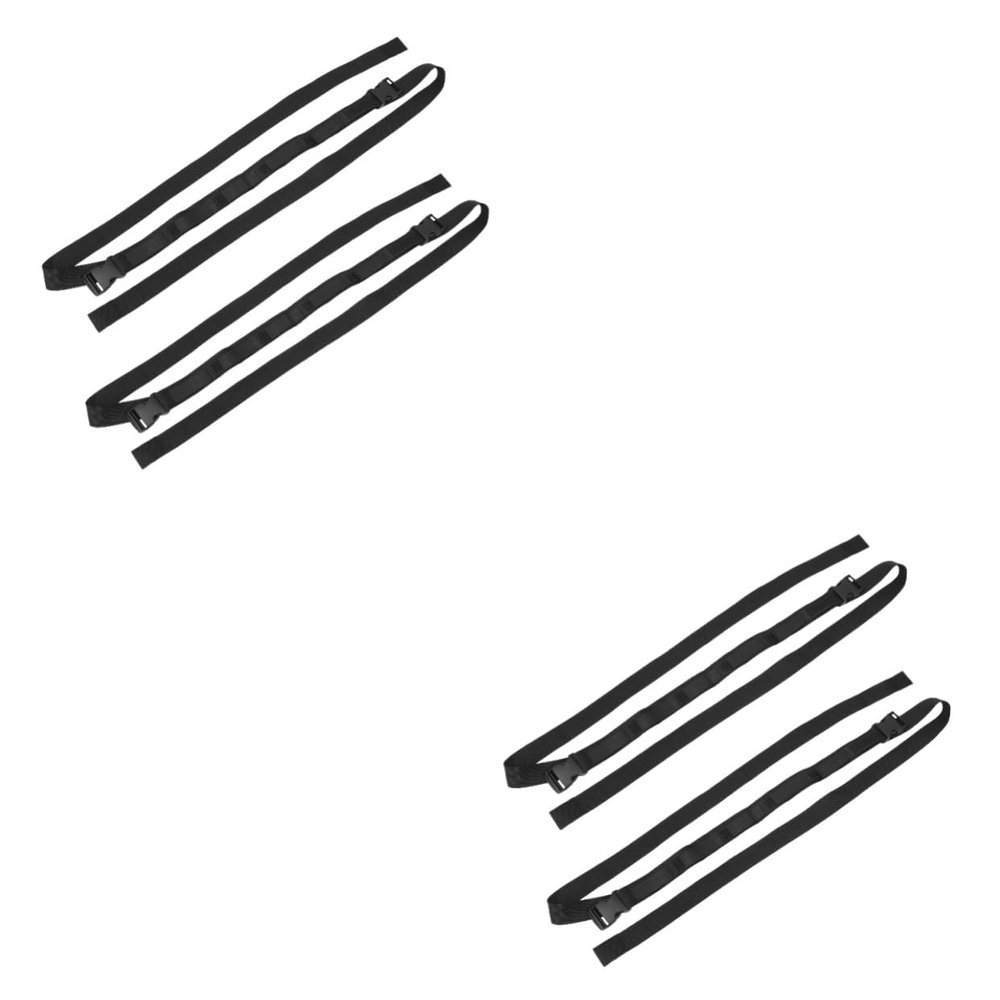 Yardwe 4pcs Vehicle Fishing Rod Holder Fixed Strap Rack Fishing Pole Storage Car Rod Holder
