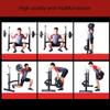 Dumbbell Squat Racks Adjustable Barbell Rack Free-Weight Racks Squat Rack Stands,Adjustable Squat Barbell Bar Power Stand Weight Bench Weight Lifting Bed Free-Press Bench Home Gym Equip view 2