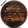AND1 Chaos Basketball: Official Regulation Size 7 (29.5 inches) Rubber - Deep Channel Construction & Chaos Rubber Basketball: Game Ready, Office Regulation Size (29.5) Streetball, Made for Indoor view 2