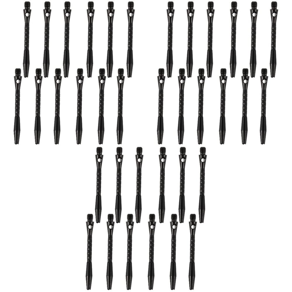 BESPORTBLE 36pcs Aluminium Alloy Shafts for Durable Rod Accessories for Enhanced Game Performance Lightweight Replacement Stems Compatible Flights