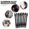 BESPORTBLE 36pcs Aluminium Alloy Shafts for Durable Rod Accessories for Enhanced Game Performance Lightweight Replacement Stems Compatible Flights view 2