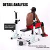 Squat Rack Stand Barbell Free Press Bench Home Gym Bench Squat Rack Stands Barbell Rack Stand Adjustable with Shelf Dip Stand for Weights Free Standing Bench Press Rack for Bodybuilding view 4