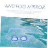 SUPVOX 2pcs Boys and Girls Fog Swimming Portable Glasses for Boys Girls Comfortable Cartoon Design Easy to Wear for Pool Fun view 3