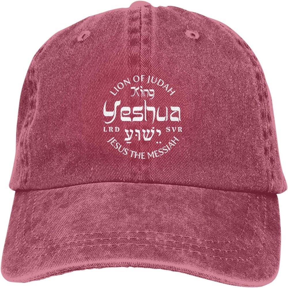 MkYoko Yeshua,Jesus,King of Kings Hat Black Baseball Cap for Men Women Adjustable Classic Washed Cooton Dad Hats