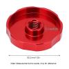 Bike Front Fork Cover, Suspension Cap, Front Fork Air Chamber Cover with 3 Washer, Shock Absorption Air Gas Shoulder Cover Valve Protector Parts for Mountain Bike Road Bike MTB Protection(Red) view 2