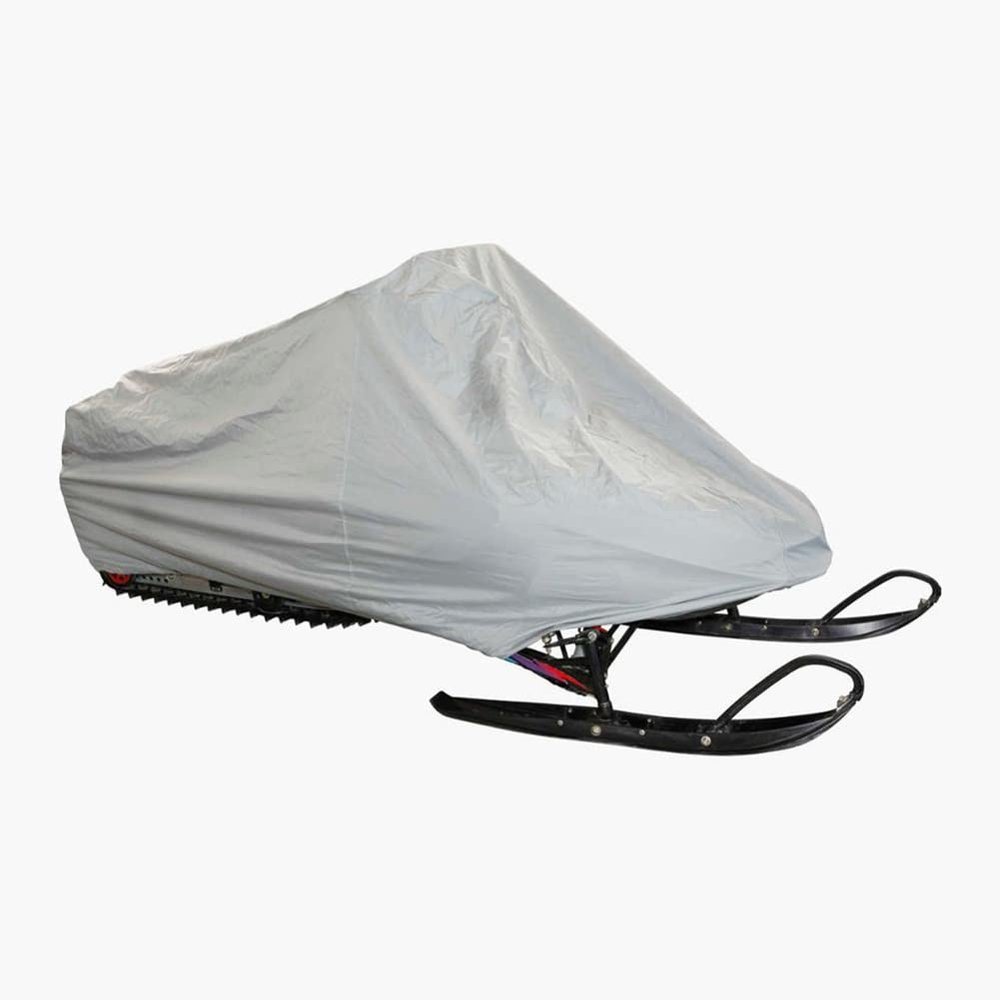 FAJOME Snowmobile Cover, Universal Snow Machine Sled Cover, Compatible with Yama.ha Pol.aris Ski-D.oo Ar.ctic Cat (Color : Silver Gray, Size : 115" L x51 W x48 H)