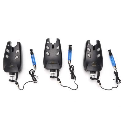 XHTLLO Fishing Bite Alarm, LED Light Fishing Rod with Sound Alert, Fishing Bite Alert Sound Alarm with High Output Speaker, for Daytime Night Outdoor