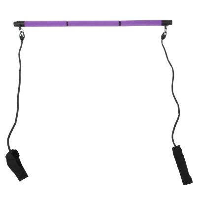 XHTLLO 3 Sections Pilates Bars, Detachable Design Pilates Exercise Stick, Unisex Quickly Assemble Yoga Pull Rods, for Women Men Home Gym Yoga Pilates