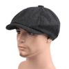 Applejack Hat for Women Women Newsboy Hats Cabbie Hat Beret Paperboy Tweed Baker Boy Fall Spring Cap (Black, One Size) view 2
