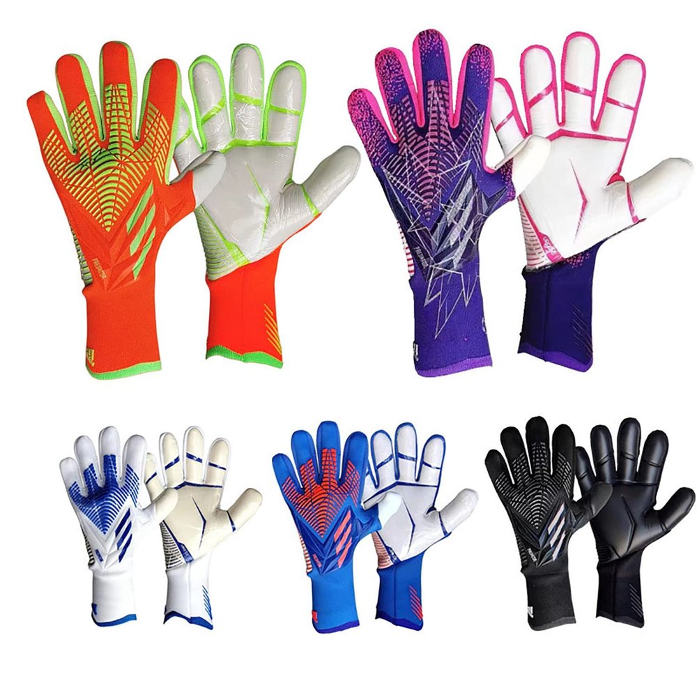 Goalkeeper Gloves,5 Pairs Strong Grip for Soccer Goalie Goalkeeper Gloves with Size 6/7/8/9/10 Football Gloves for Kids & Youth & Adults Soccer Gloves