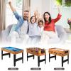 Suuim Multi Game Table, 3-in-1 48"" Combo Game Table W/Soccer, Billiard, Slide Hockey, Wood Foosball Table, Perfect for Game Rooms, Arcades, Bars, Parties, F view 2