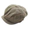 Men Summer Beret Hats Newsboy Cap Gatsby Baker Boy Hat Flat Caps Tweed Adjustable Peaky Herringbone Cloth Cap Hat (Grey, One Size) view 1