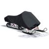 Snowmobile Cover, Trailerable Snowmobile Cover Heavy Duty Waterproof Fabric, Compatible with Yamaha Polaris Ski-Doo Arctic Cat (Color : Black, Size : 115" L x51 W x48 H) view 1