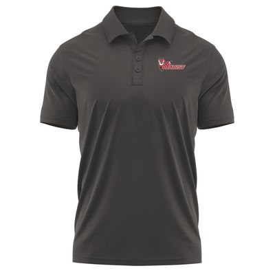 Campus Lab Marist College Adult Men's Polo Left Chest Logo, Charcoal, Large