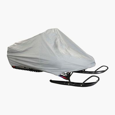 FAJOME Snowmobile Cover, Universal Snow Machine Sled Cover, Compatible with Yama.ha Pol.aris Ski-D.oo Ar.ctic Cat (Color : Silver Gray, Size : 145" L x51 W x48 H)