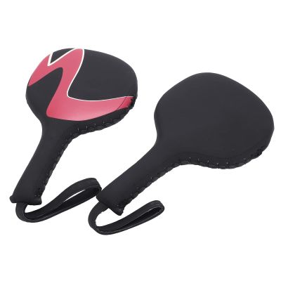 XHTLLO Taekwondo Kick Pad, Anti?Dropping Boxing Sanda Training Foot Hand Target Kick Pad, Portable Durability Kickboxing Striking Target Pad, for Karate Kickboxing TrainingRed